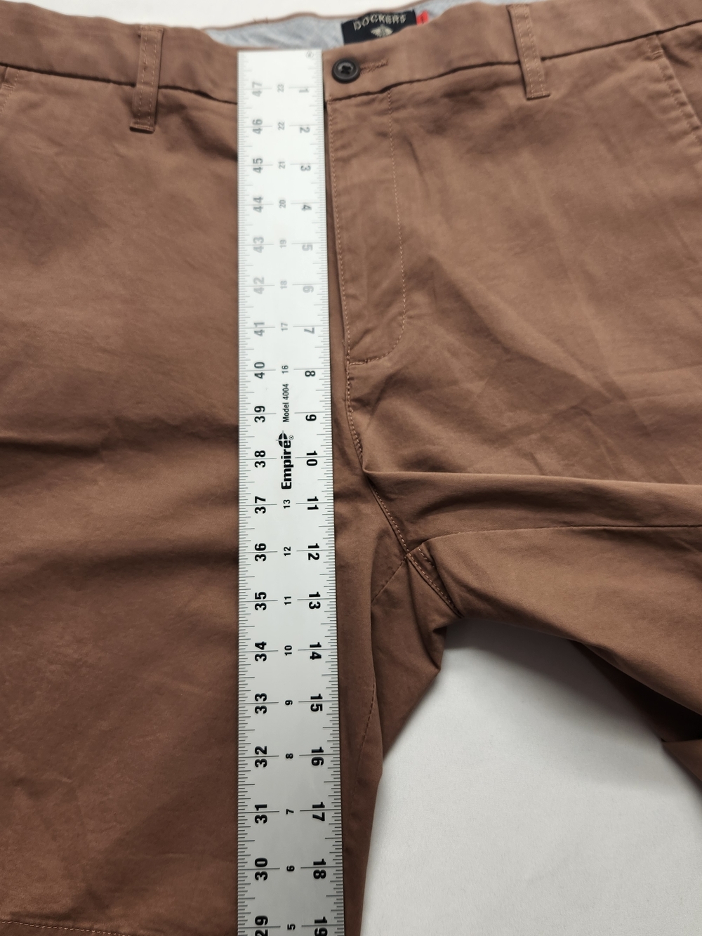 ⭐️NWT Dockers Mens Ultimate Short Supreme Flex Khaki Brown Stretch Casual 36 - Picture 9 of 15